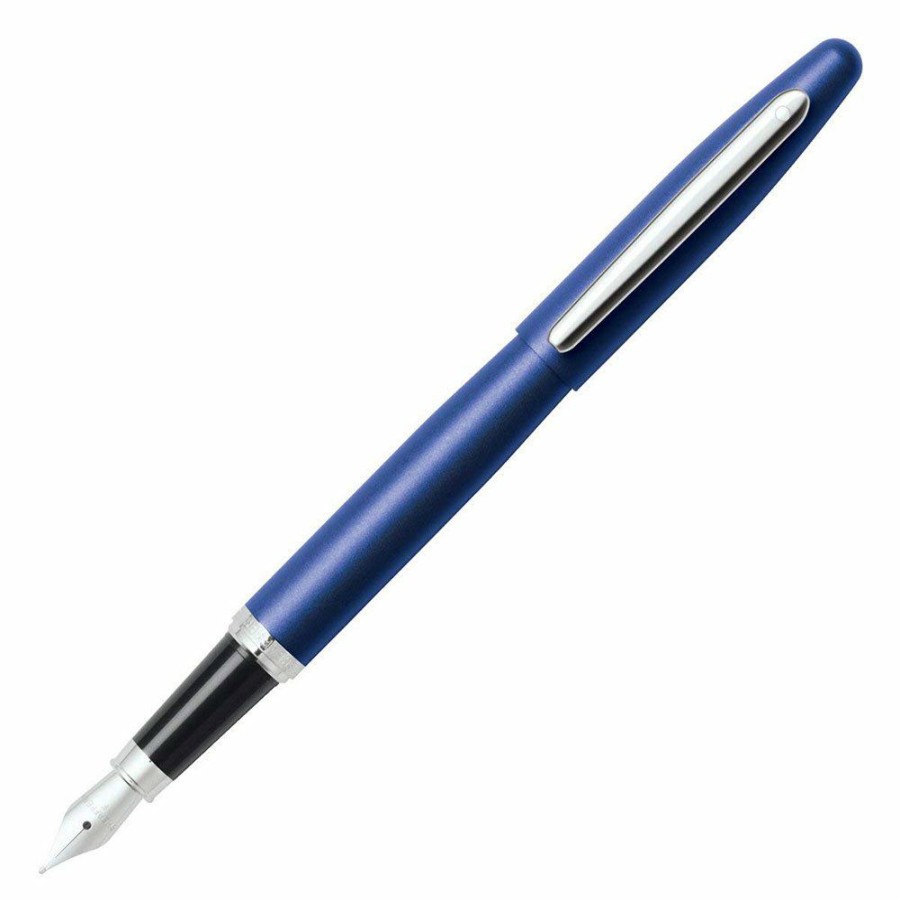 Fountain Pens * | Hot Sale Sheaffer Vfm Fountain Pen, Blue, Medium Nib