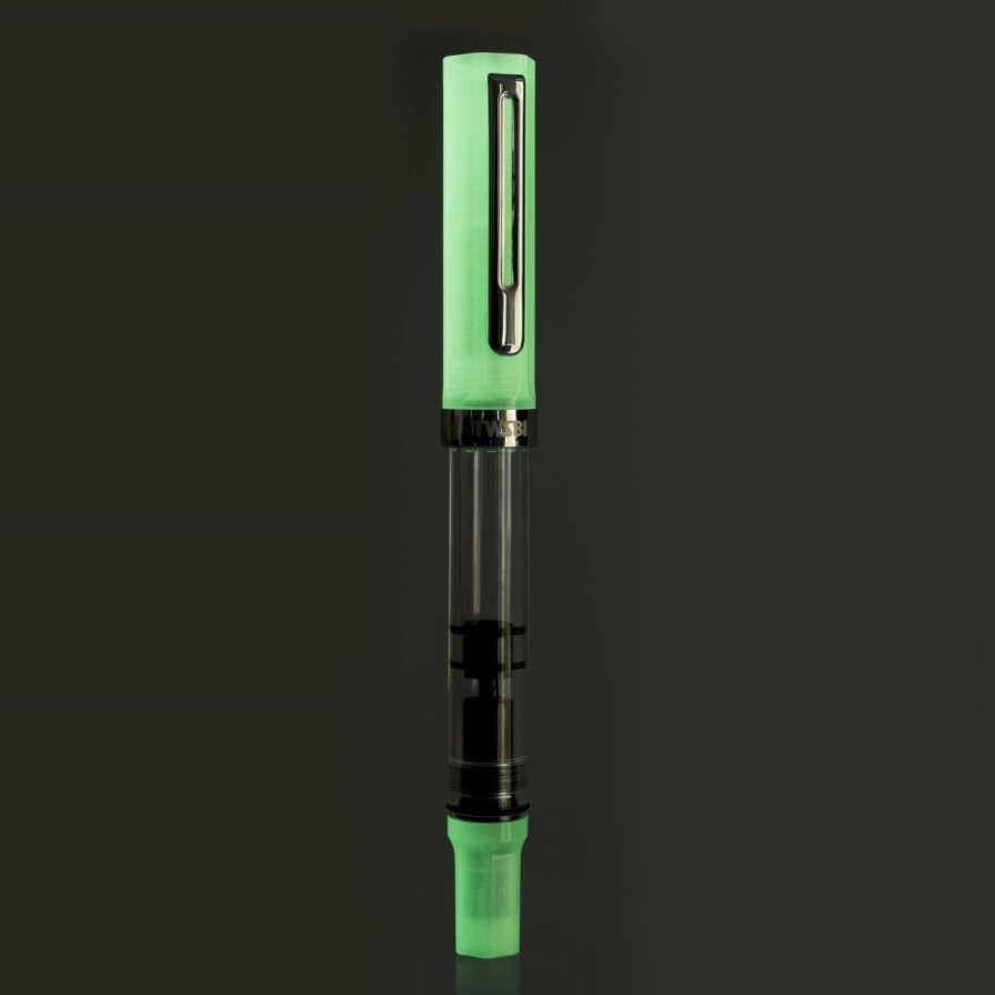 Fountain Pens * | Best Pirce Twsbi Eco Fountain Pen, Glow Green