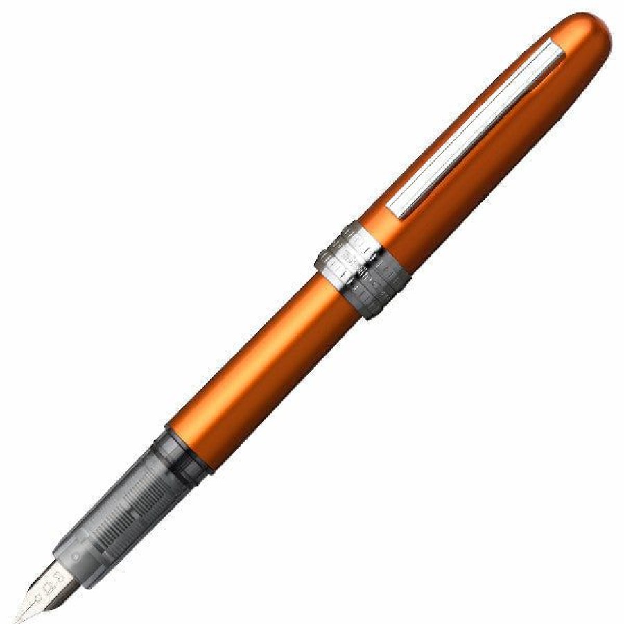 Fountain Pens * | Best Pirce Platinum Plaisir Fountain Pen, Nova Orange