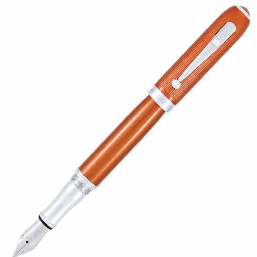 Fountain Pens * | Deals Monteverde Rodeo Drive Fountain Pen, Orange, Fine Nib