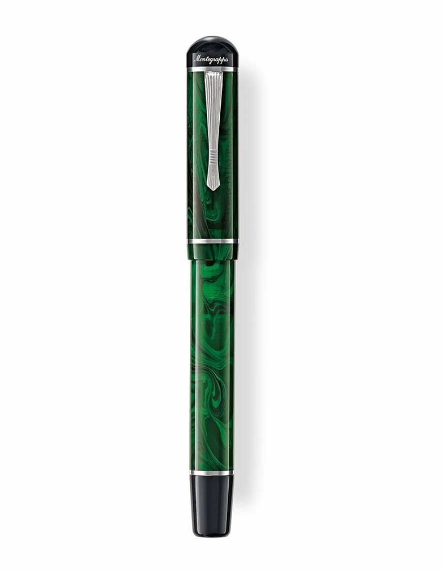 Fountain Pens * | Deals Montegrappa Limited Edition Mia Carissima Ebonite Fountain Pen, Petroleum Green