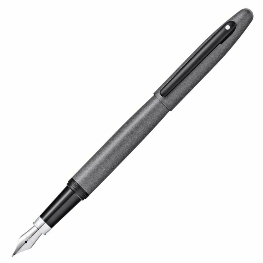 Fountain Pens * | Promo Sheaffer Vfm Fountain Pen, Gunmetal & Black, Medium Nib