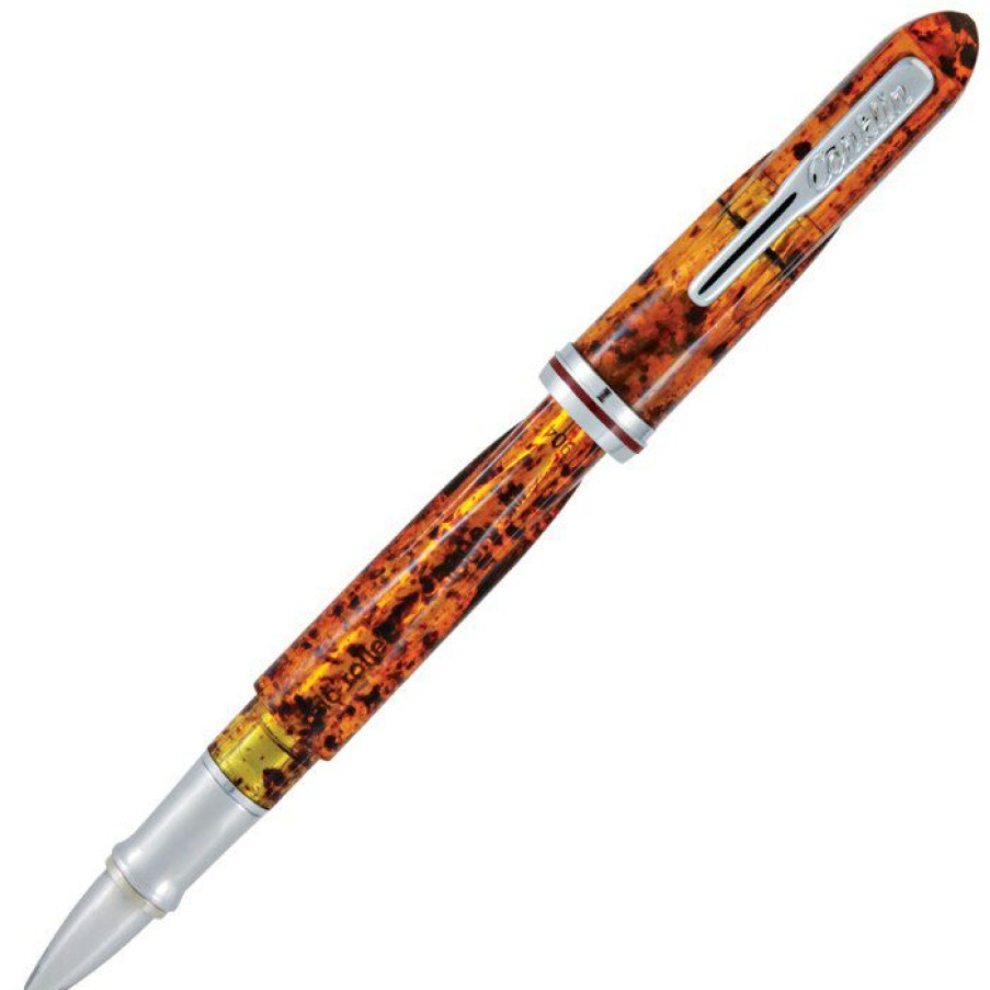 Rollerball Pens * | Budget Conklin Empire Rollerball Pen, Amber