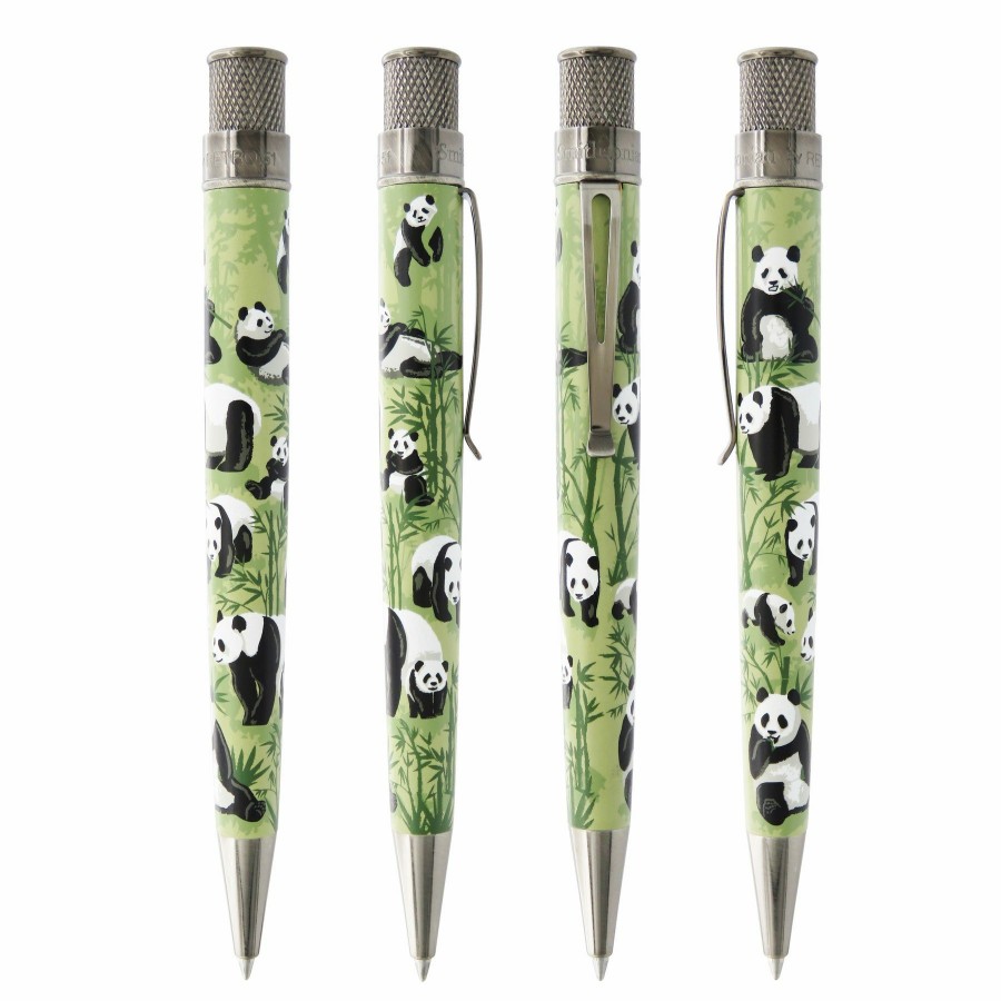 Rollerball Pens * | Top 10 Retro 51 Smithsonian National Zoo Rollerball Pen, Panda