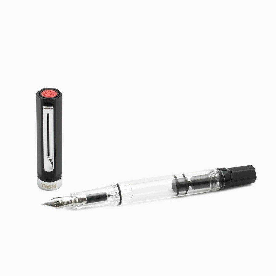 Fountain Pens * | Best Sale Twsbi Eco Black Fountain Pen