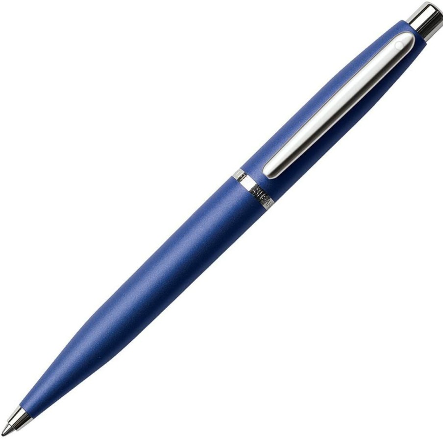 Ballpoint Pens * | Discount Sheaffer Vfm Ballpoint Pen, Blue & Chrome