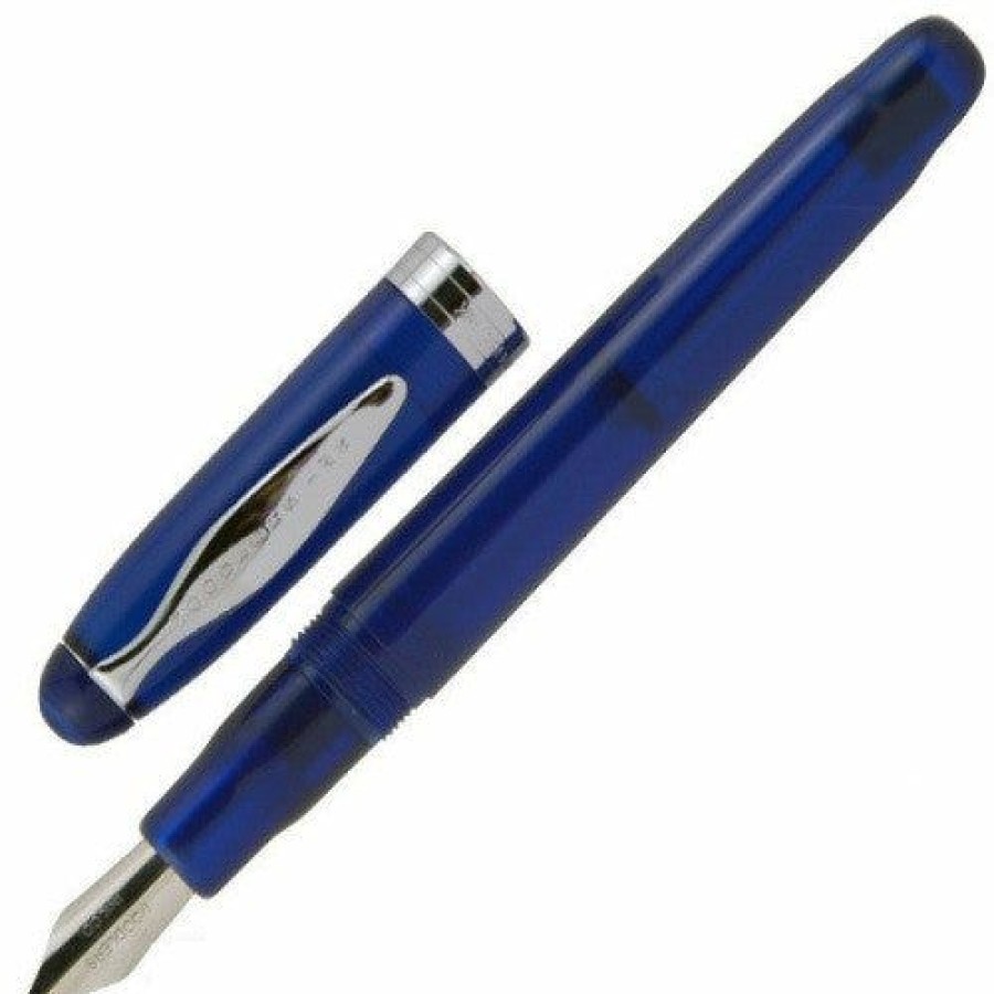 Fountain Pens * | Best Deal Noodlers Ahab Flex Fountain Pen Creapers Cobalt #15032