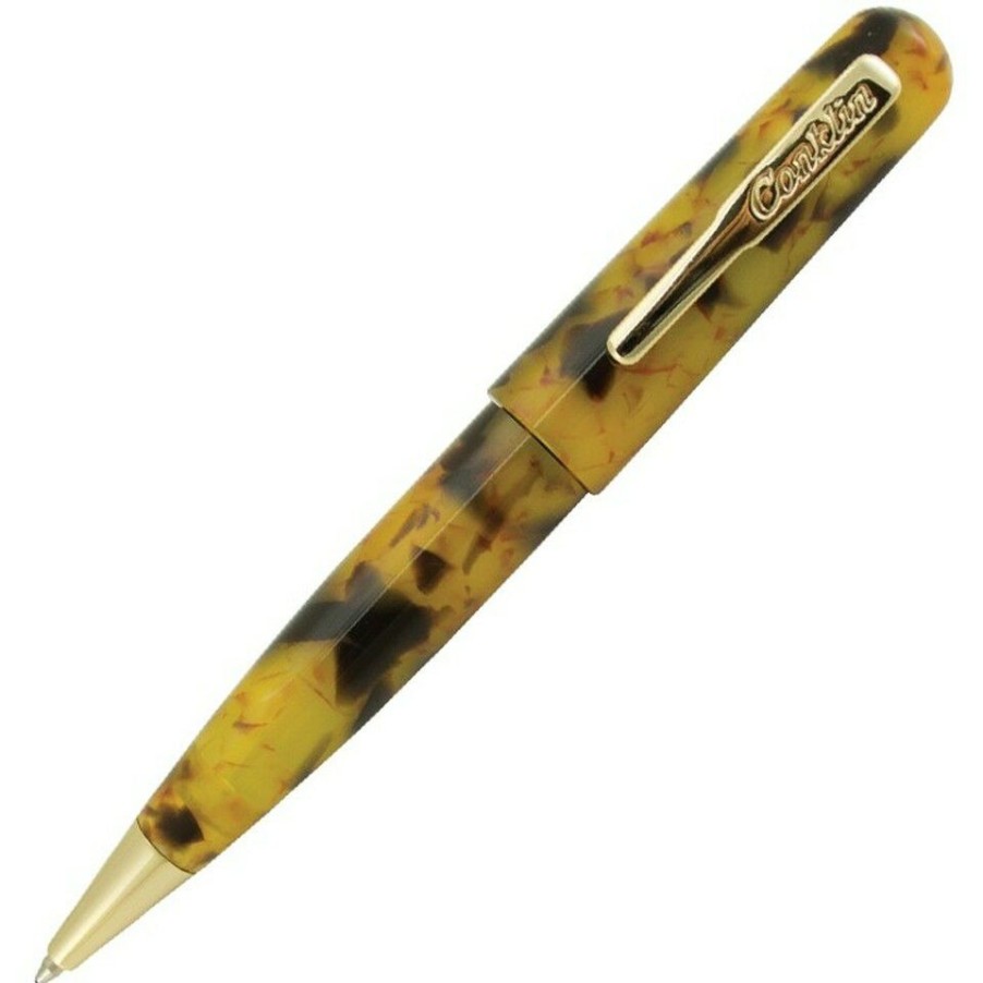 Ballpoint Pens * | Cheapest Conklin All American Ballpoint Pen, Tortoiseshell