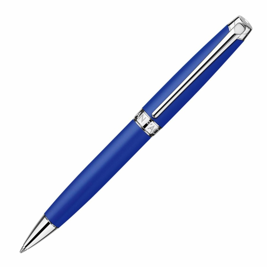 Ballpoint Pens * | Wholesale Caran D'Ache Leman Yves Klein Ballpoint Pen, Blue