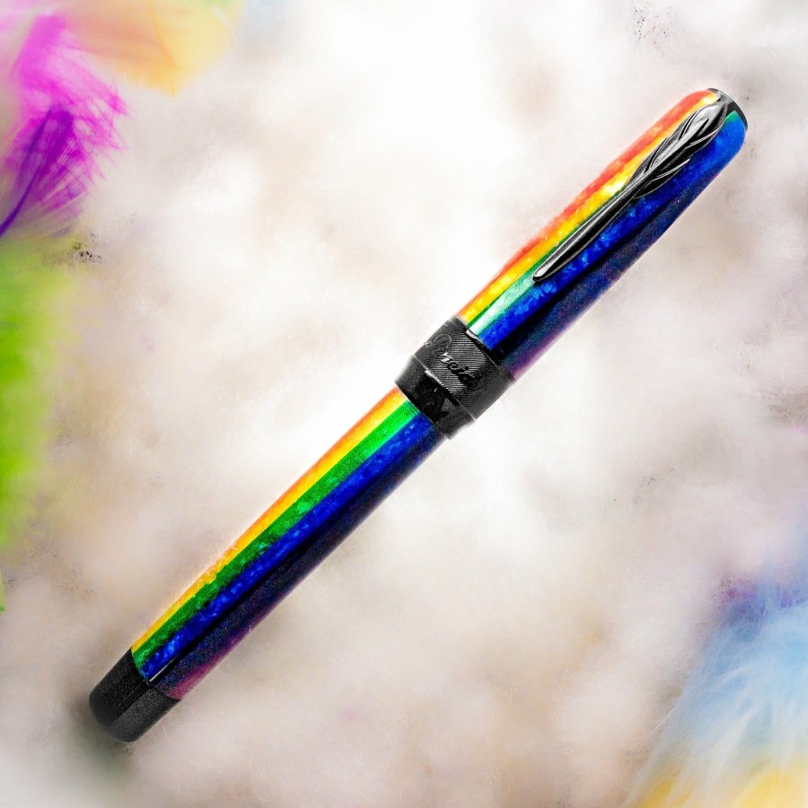 Fountain Pens * | Best Sale Pineider Arco Limited Edition Rainbow Fountain Pen