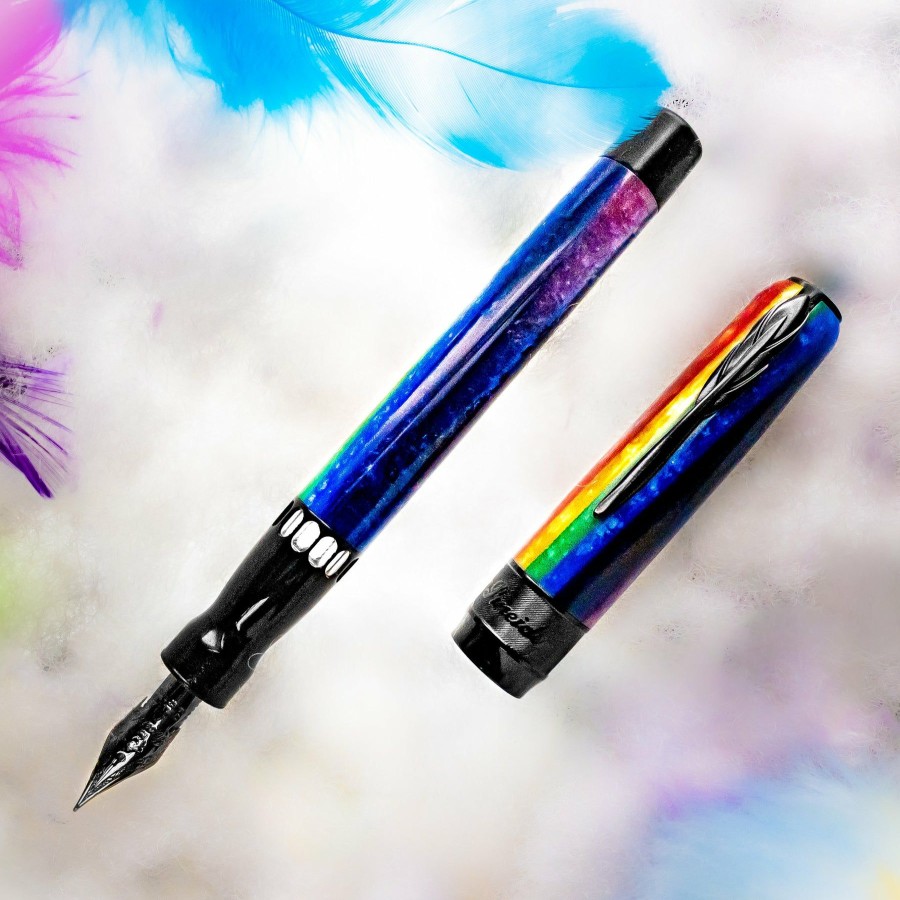 Fountain Pens * | Best Sale Pineider Arco Limited Edition Rainbow Fountain Pen