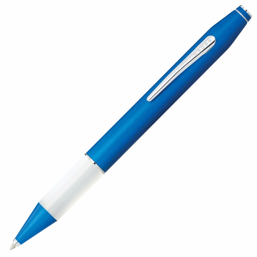 Ballpoint Pens * | Flash Sale Cross Easy Writer Ballpoint Pen, Blue & Chrome, Brand New