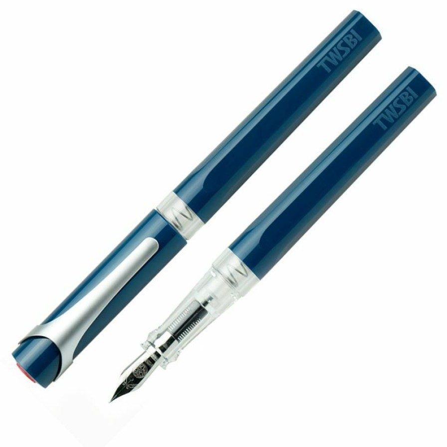 Fountain Pens * | Best Reviews Of Twsbi Swipe Fountain Pen, Prussian Blue