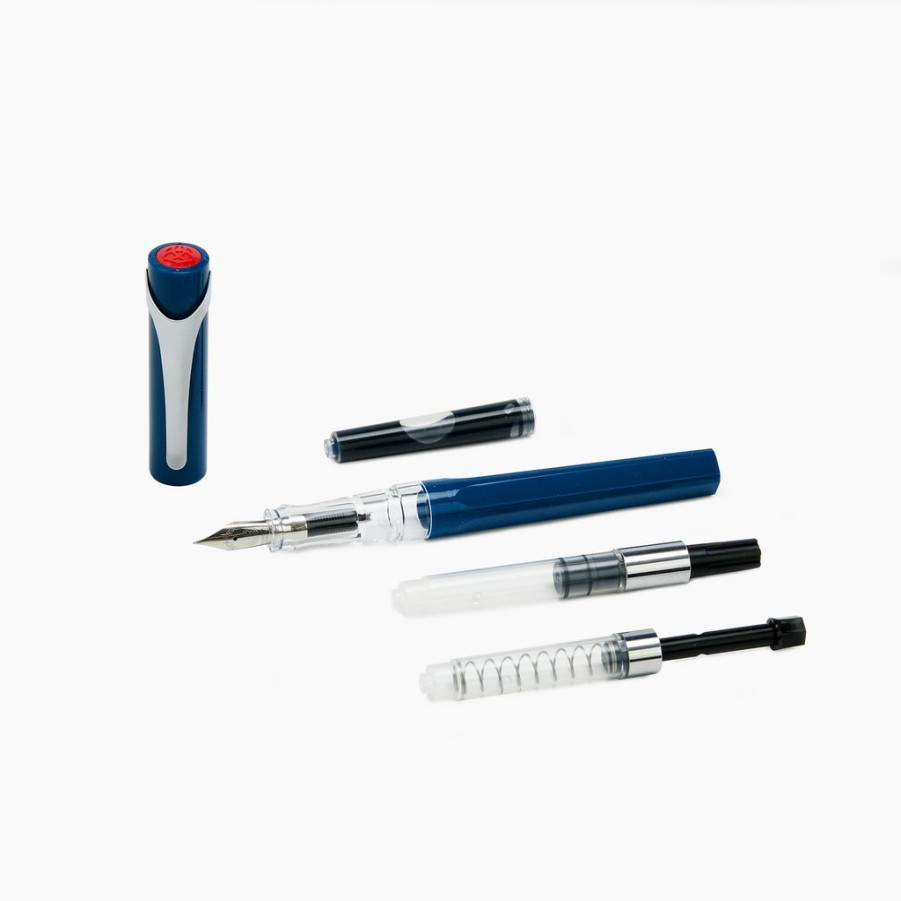 Fountain Pens * | Best Reviews Of Twsbi Swipe Fountain Pen, Prussian Blue