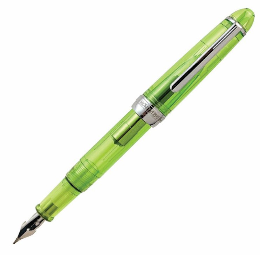 Fountain Pens * | Discount Monteverde Monza Id Fountain Pen, Flex Nib, Green