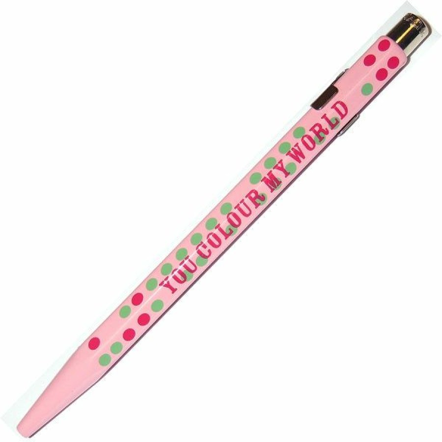 Ballpoint Pens * | Flash Sale Caran D'Ache 849 Ballpoint Pen You Colour My World, Pink