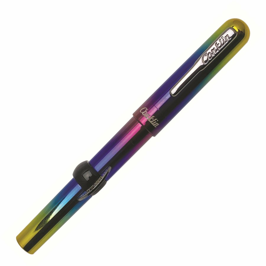 Fountain Pens * | Budget Conklin Mark Twain Limited Edition Crescent Filler Fountain Pen, Rainbow