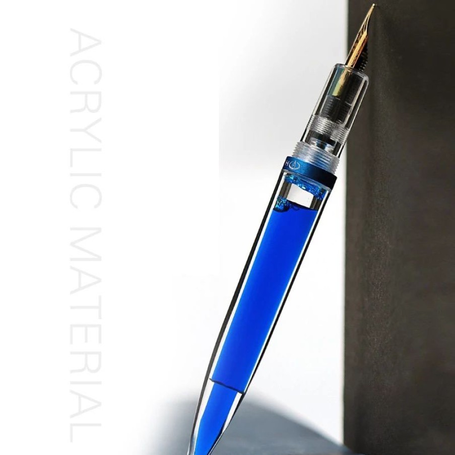 Fountain Pens * | Wholesale Pen Savings Eyedropper Plastic Fountain Pen, Large Ink Capacity