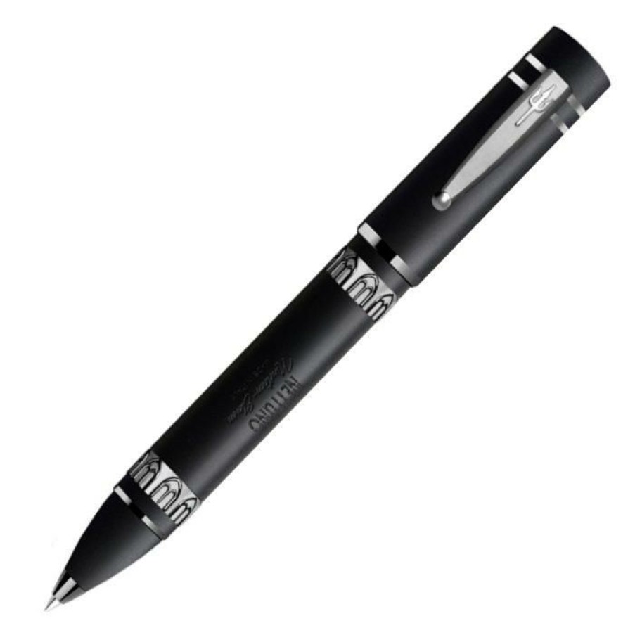 Ballpoint Pens * | Hot Sale Nettuno 1911 Ballpoint Pen, Black Sands With Black Trim