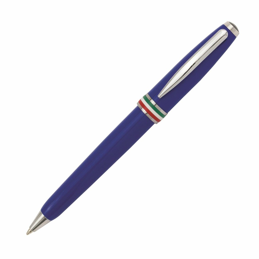 Ballpoint Pens * | Deals Monteverde Aldo Domani Italia Blue Ballpoint Pen