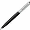 Ballpoint Pens * | Best Deal Sheaffer Sentinel Signature Ballpoint Pen, Black & Engraved Chrome