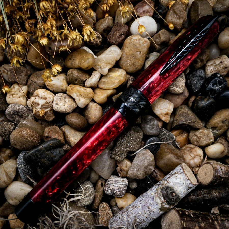 Fountain Pens * | Wholesale Pineider La Grande Bellezza Rocco Fountain Pen, Red