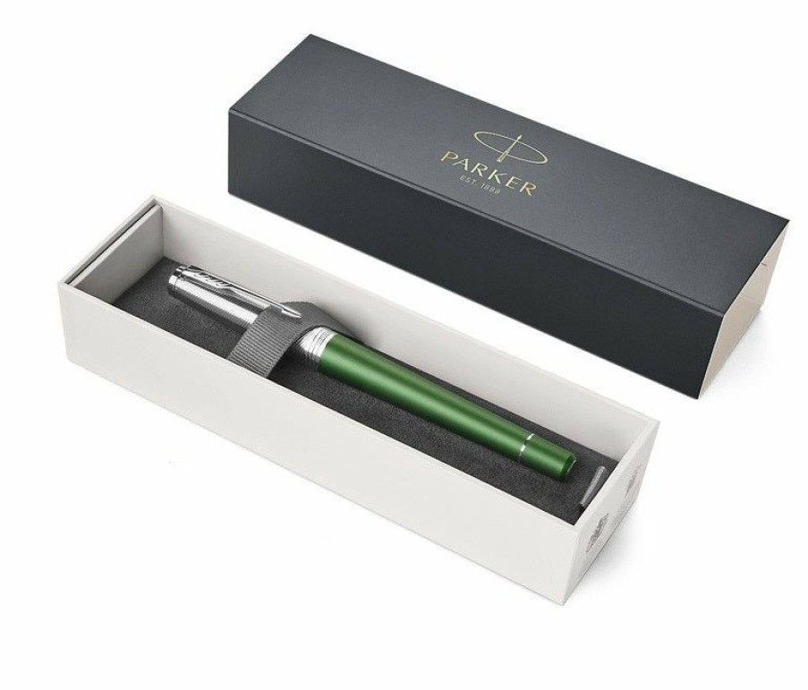 Fountain Pens * | Brand New Parker Urban Premium Green Fountain Pen, Medium Nib