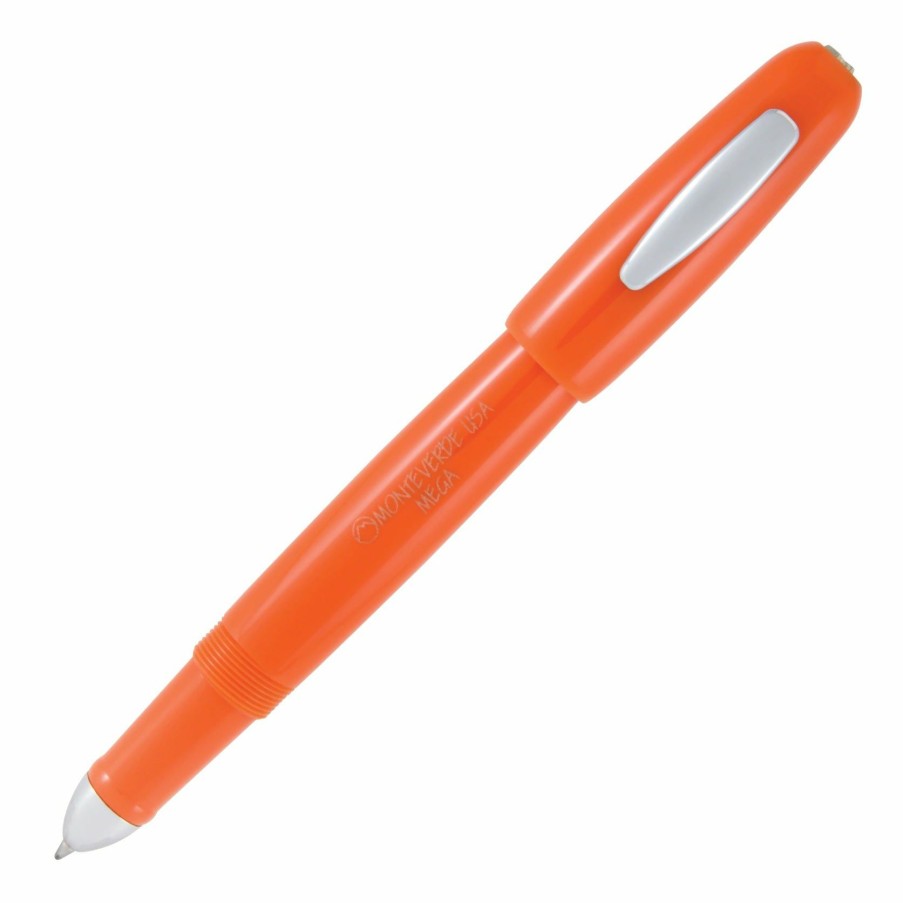 Rollerball Pens * | New Monteverde Mega Inkball Rollerball Pen, Orange