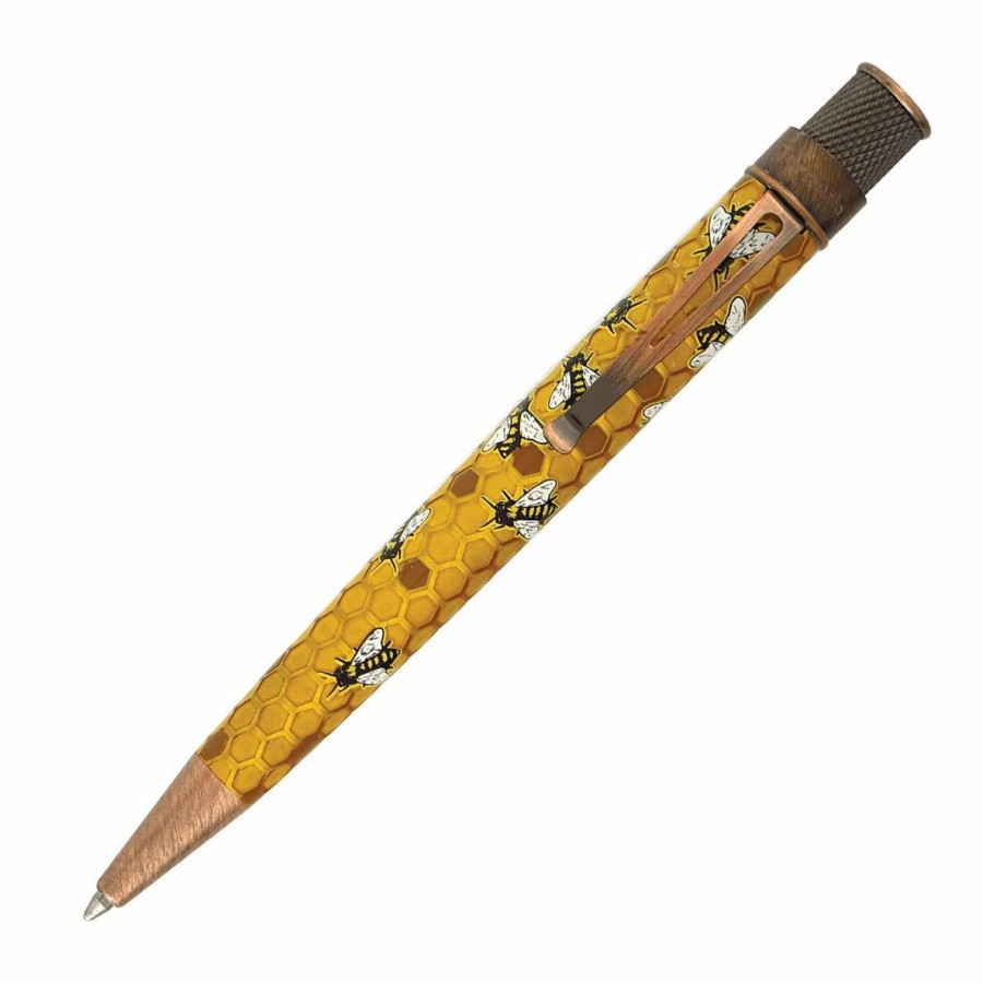 Ballpoint Pens * | Best Pirce Retro 51 Tornado Rescue Ballpoint Pen, Honey Bee