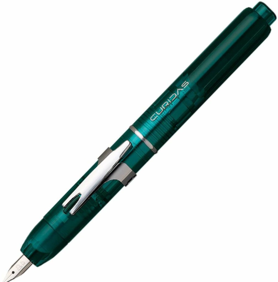 Fountain Pens * | Buy Platinum Curidas Retractable Fountain Pen, Green