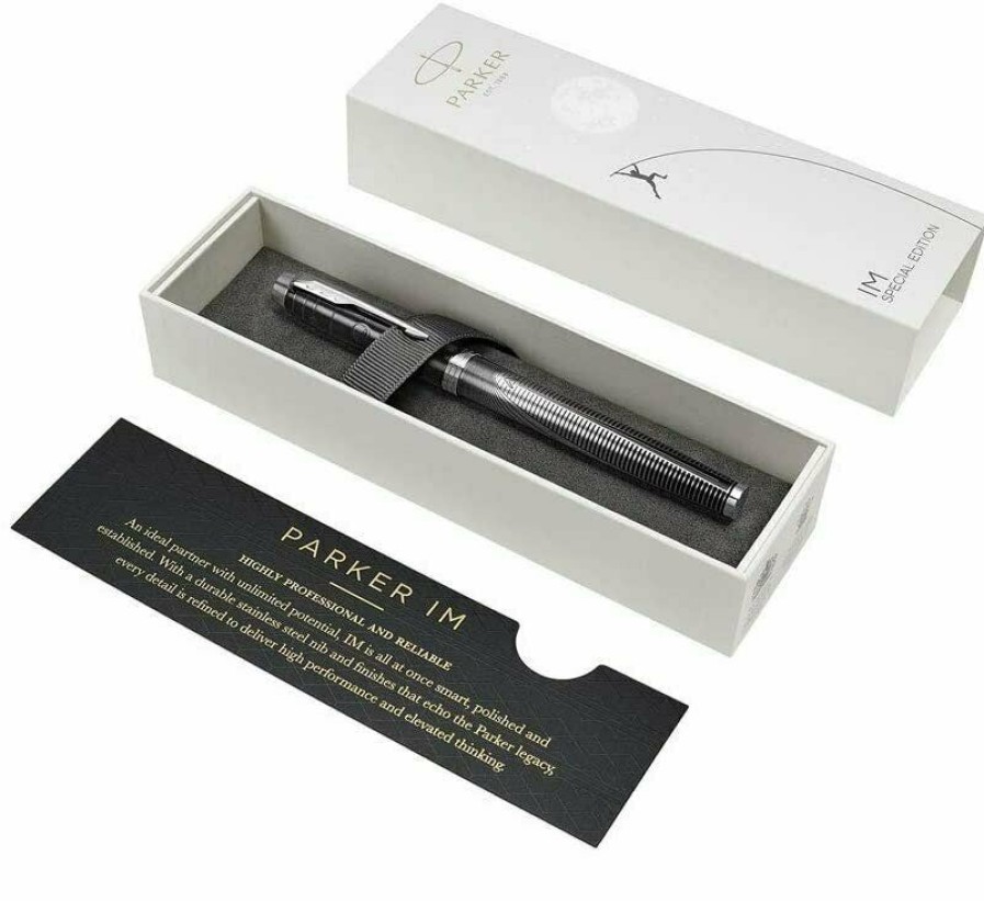 Fountain Pens * | Flash Sale Parker Im Special Edition Fountain Pen, Metallic Pursuit, Medium Nib