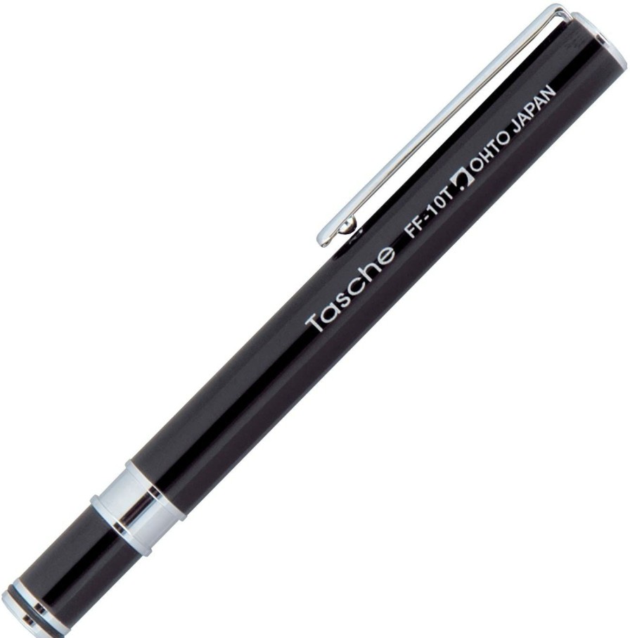 Fountain Pens * | Cheapest Ohto Tasche Pocket Fountain Pen, Black