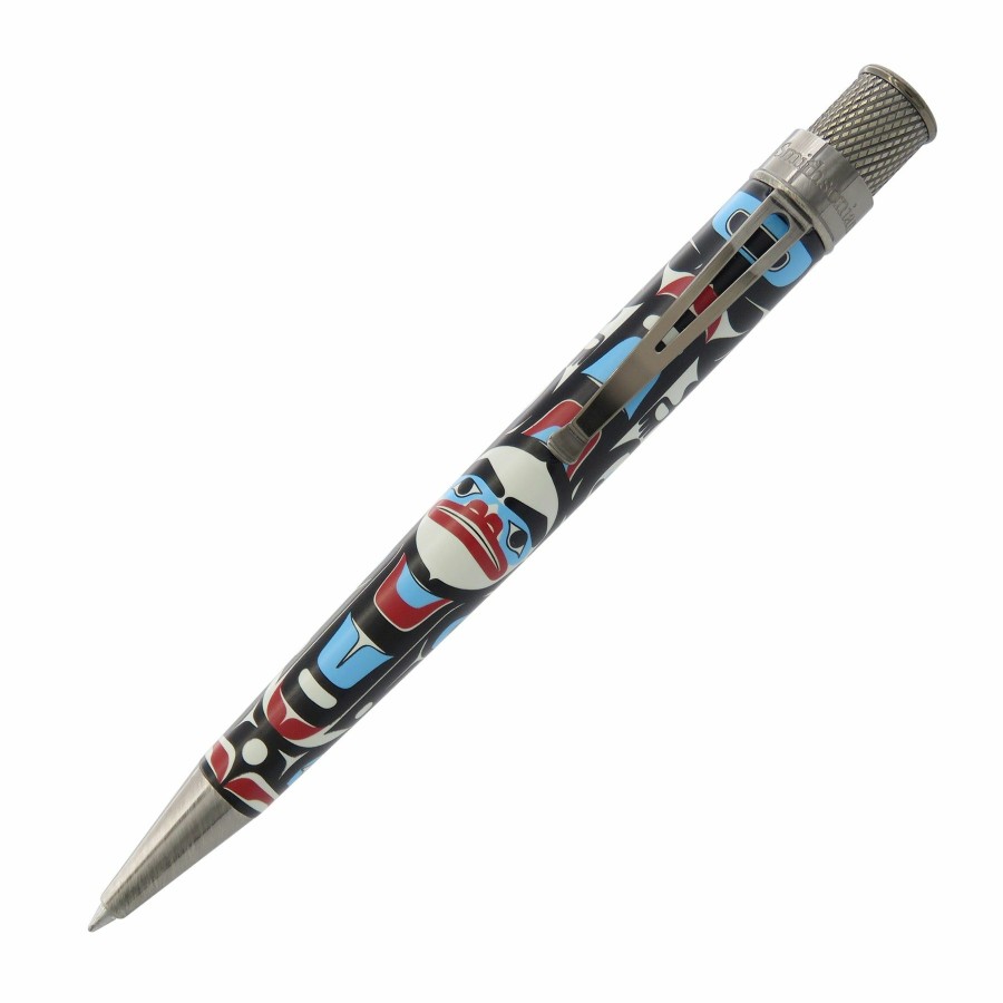 Rollerball Pens * | Discount Retro 51 Smithsonian Rollerball Pen, Raven Steals The Sun