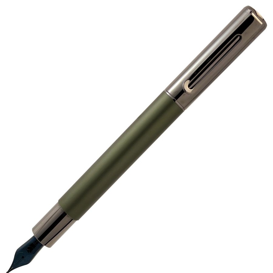 Fountain Pens * | Best Deal Monteverde Ritma Special Edition Fountain Pen, Olive Green