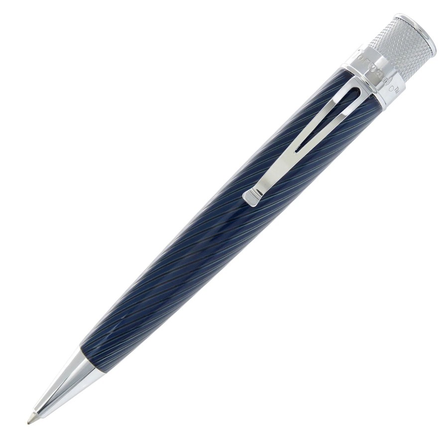 Rollerball Pens * | Cheap Retro 51 Tornado Big Shot Rollerball Pen, Bronx Navy