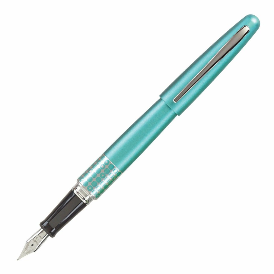 Fountain Pens * | Top 10 Pilot Mr Retro Pop Metropolitan Fountain Pen, Turquoise