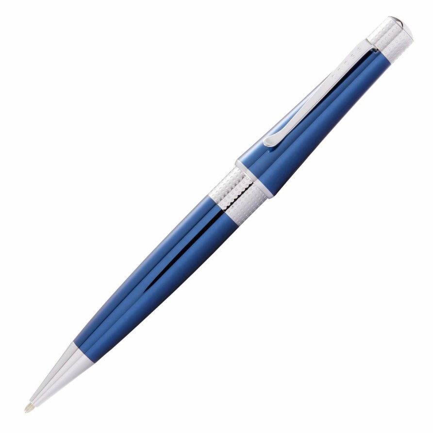 Ballpoint Pens * | Best Sale Cross Beverly Translucent Blue Ballpoint Pen