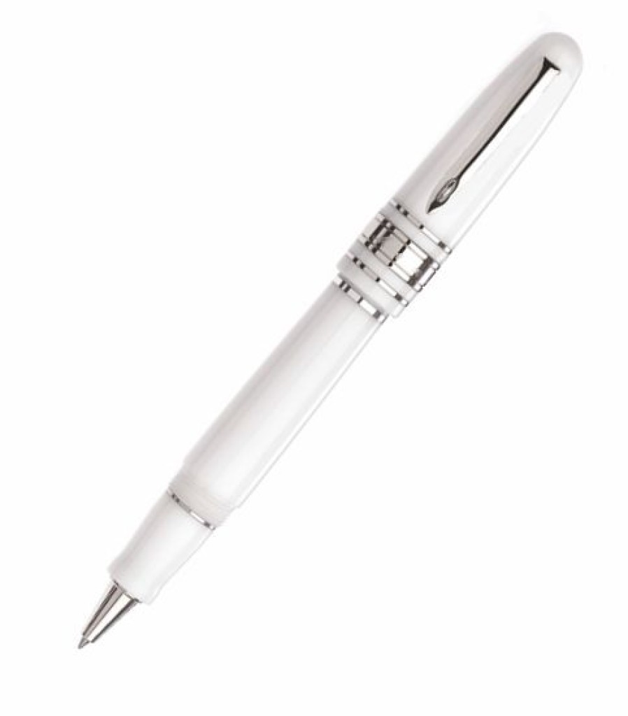 Rollerball Pens * | Best Pirce Marlen Class White Rollerball Pen