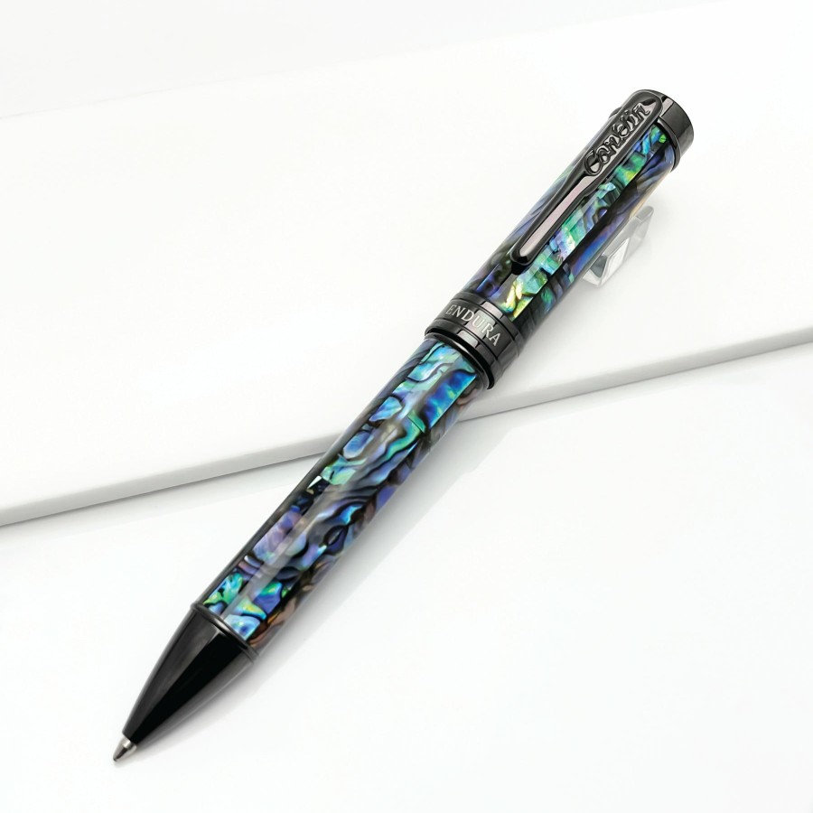 Ballpoint Pens * | Budget Conklin Endura Abalone Shell Limited Edition Ballpoint Pen, Gunmetal