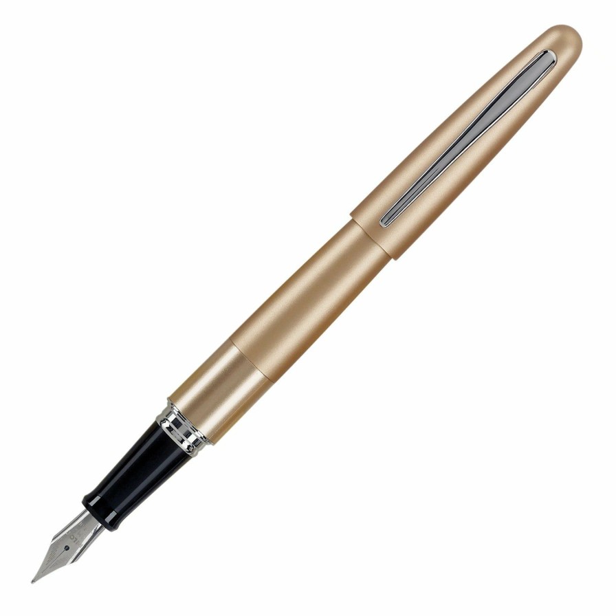 Fountain Pens * | Top 10 Pilot Mr Metropolitan Fountain Pen, Gold