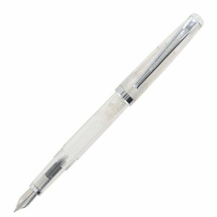 Fountain Pens * | Discount Noodlers Standard Flex Fountain Pen Clear Demonstrator #17000