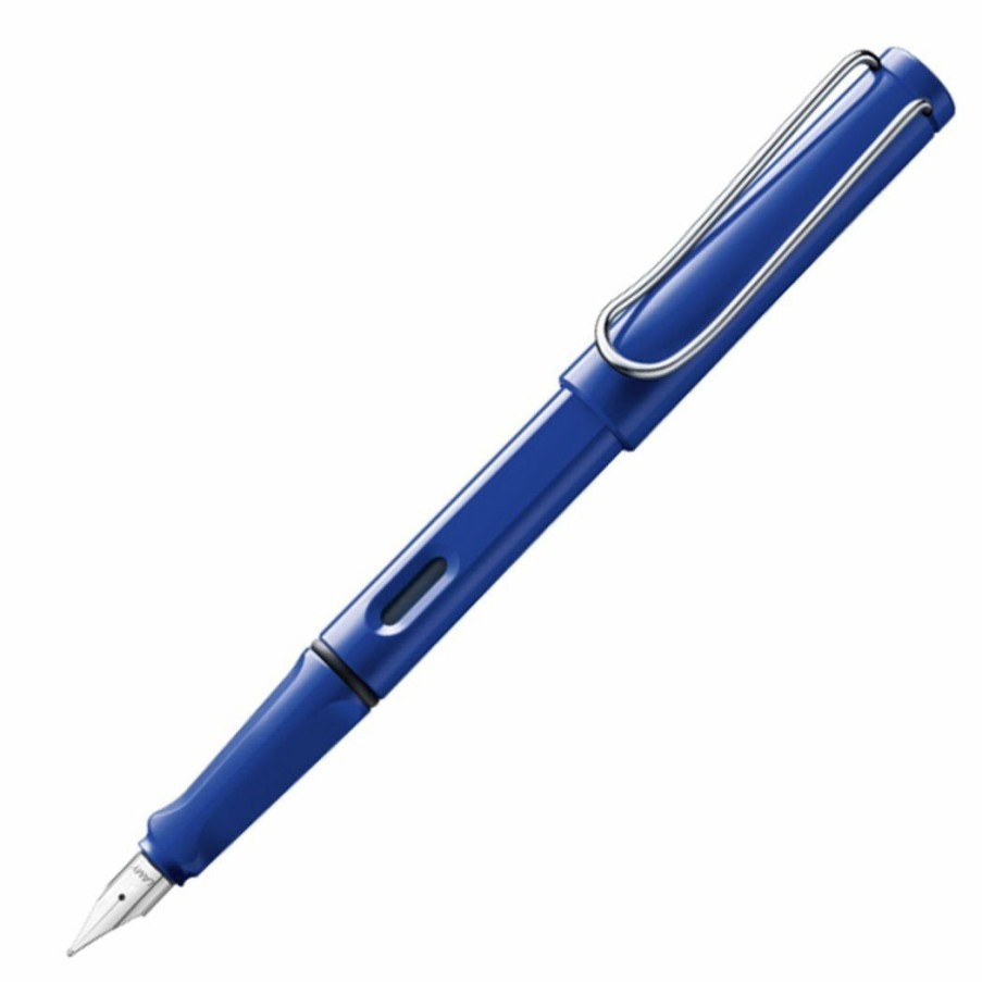 Fountain Pens * | Brand New Lamy Safari Fountain Pen, Blue