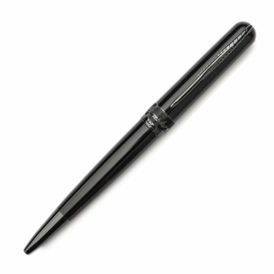 Ballpoint Pens * | Outlet Pineider Avatar Ballpoint Pen, Gloss Black W/ Black Trim