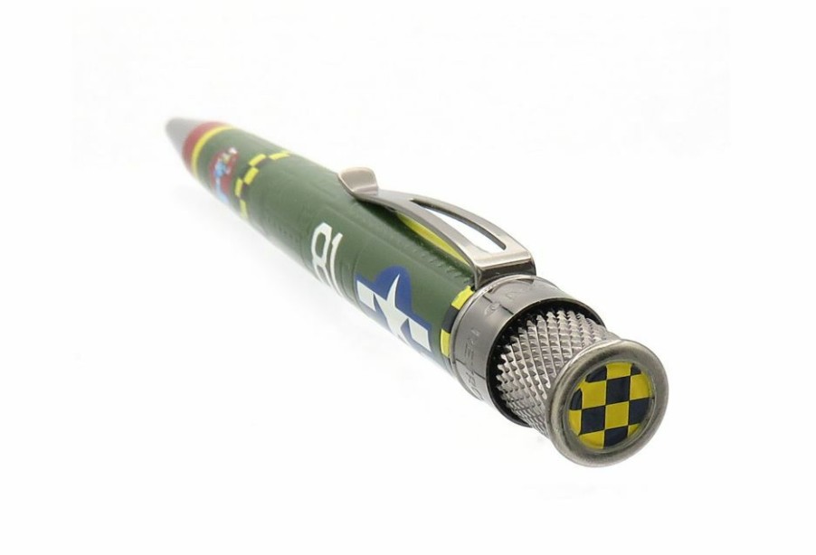 Rollerball Pens * | Coupon Retro 51 Tornado Vintage Metalsmith Rollerball Pen, P-47 Thunderbolt