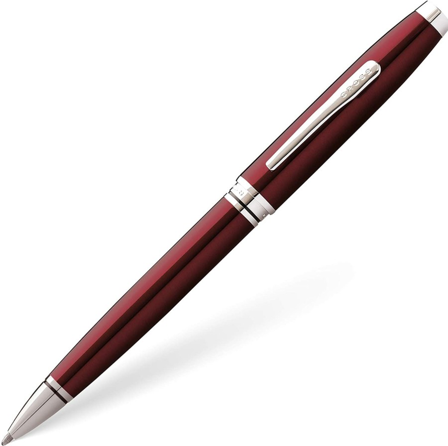 Ballpoint Pens * | Budget Cross Coventry Red Lacquer Ballpoint Pen