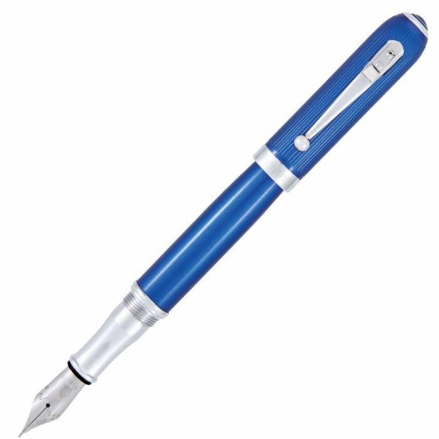 Fountain Pens * | Budget Monteverde Rodeo Drive Fountain Pen, Blue, Fine Nib