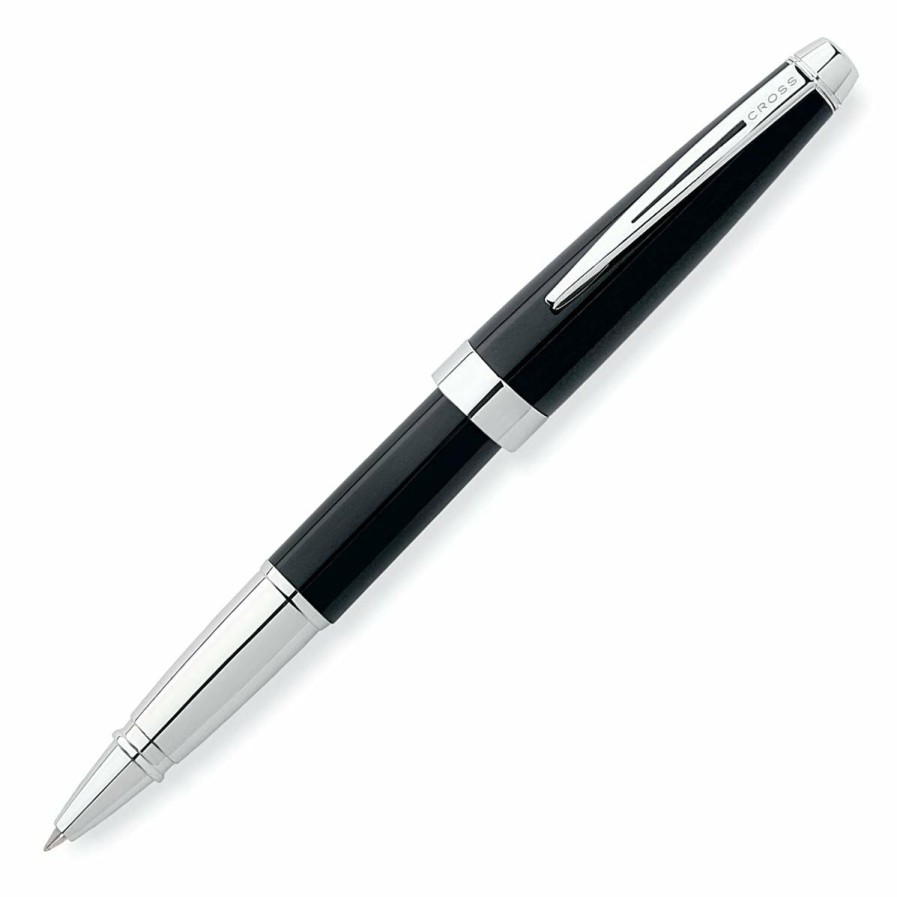 Rollerball Pens * | Buy Cross Aventura Rollerball Pen, Onyx Black & Chrome