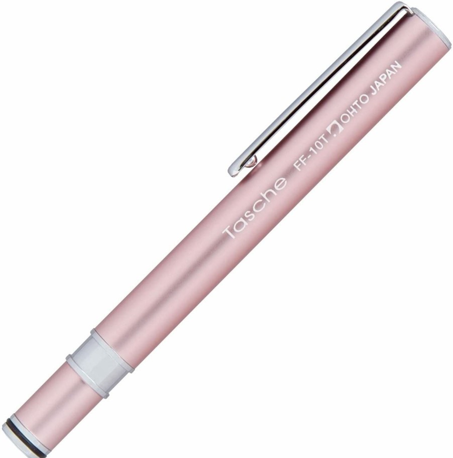 Fountain Pens * | Cheap Ohto Tasche Pocket Fountain Pen, Pink