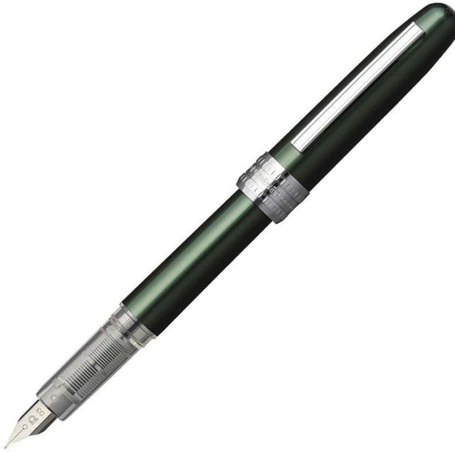 Fountain Pens * | Outlet Platinum Plaisir Fountain Pen, Green