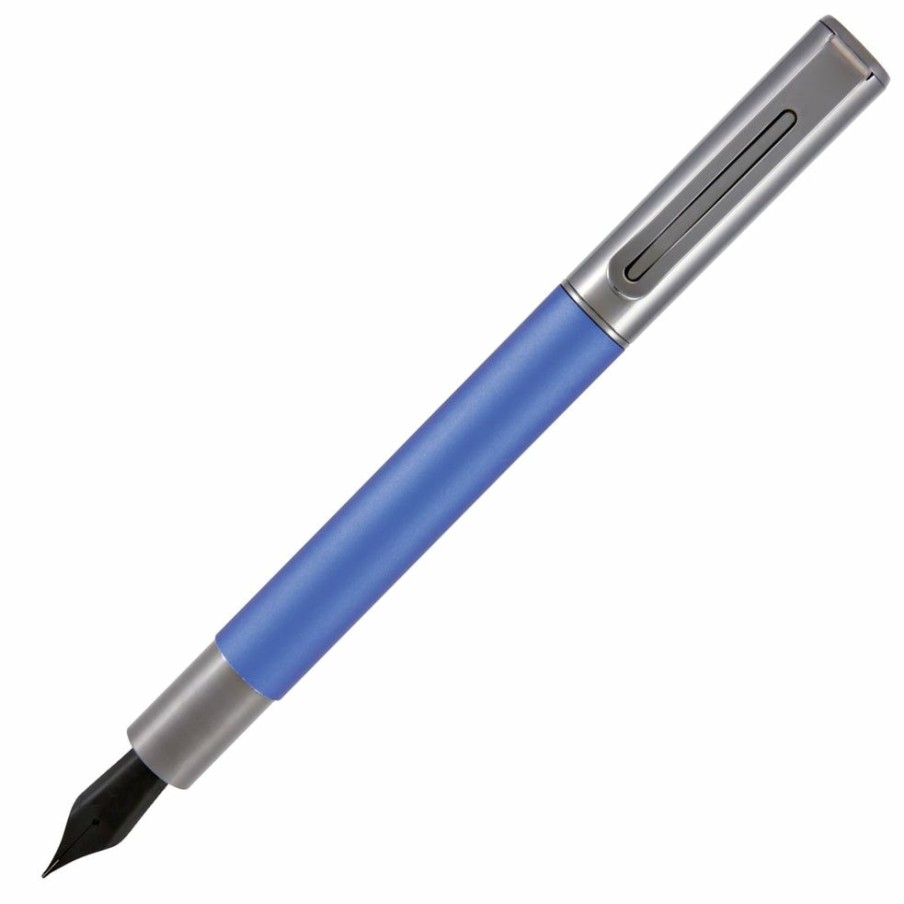 Fountain Pens * | Hot Sale Monteverde Ritma Fountain Pen, Blue, Fine Nib